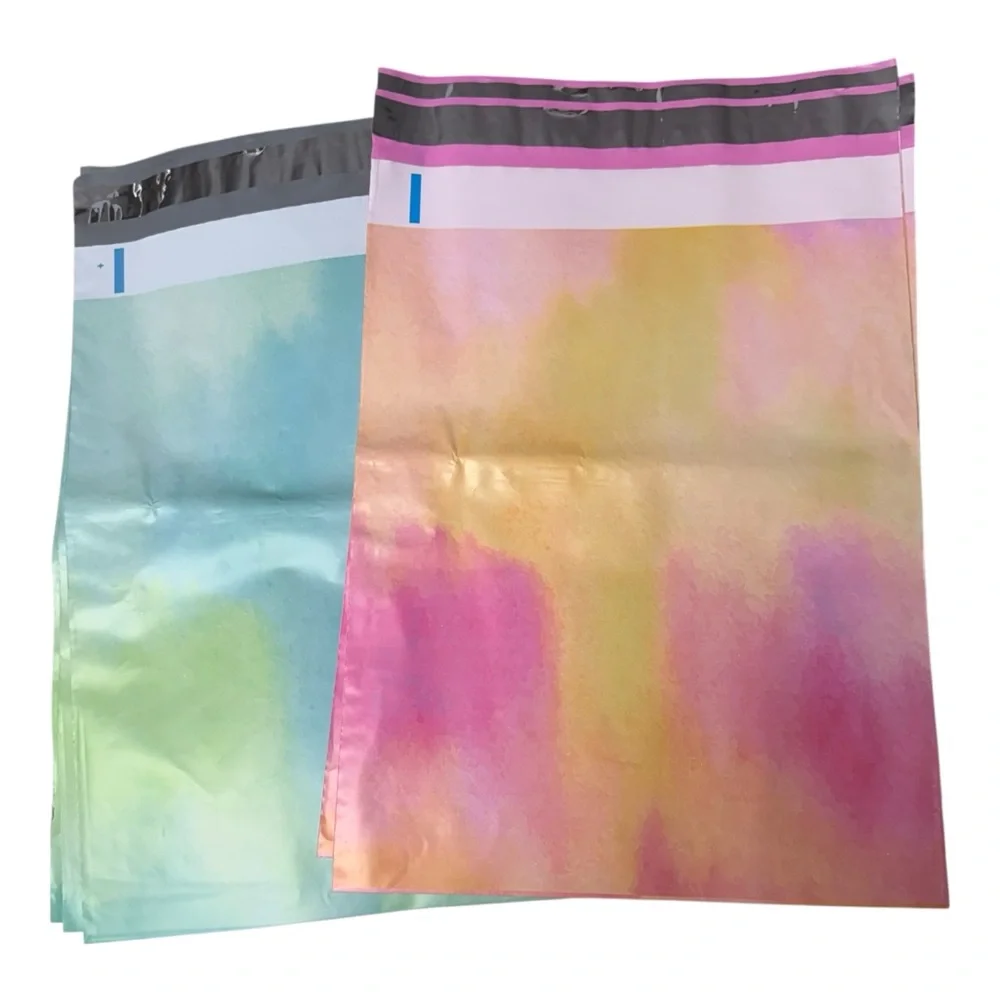 20 10”x13” Poly Mailers- Celebration Colorful Unicorn and Emoji Set